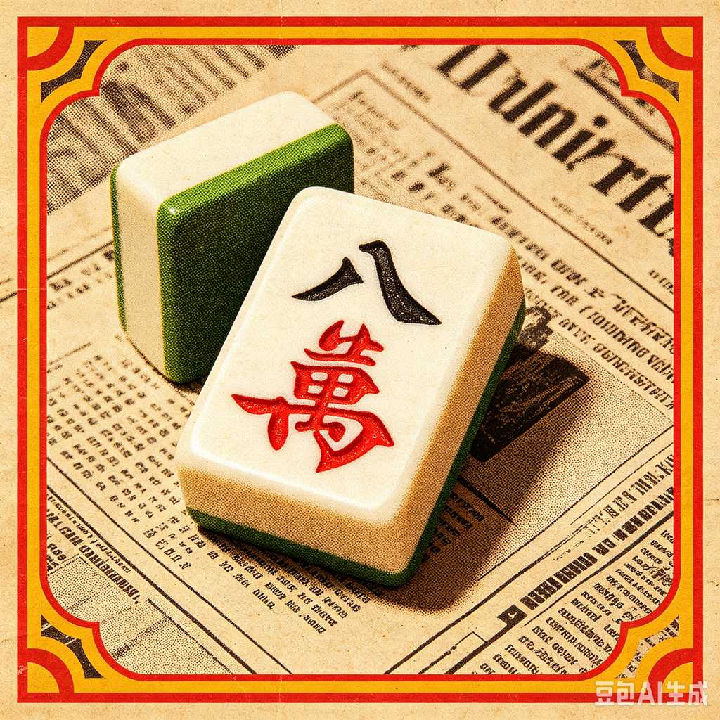 smooth print surface mahjong tiles