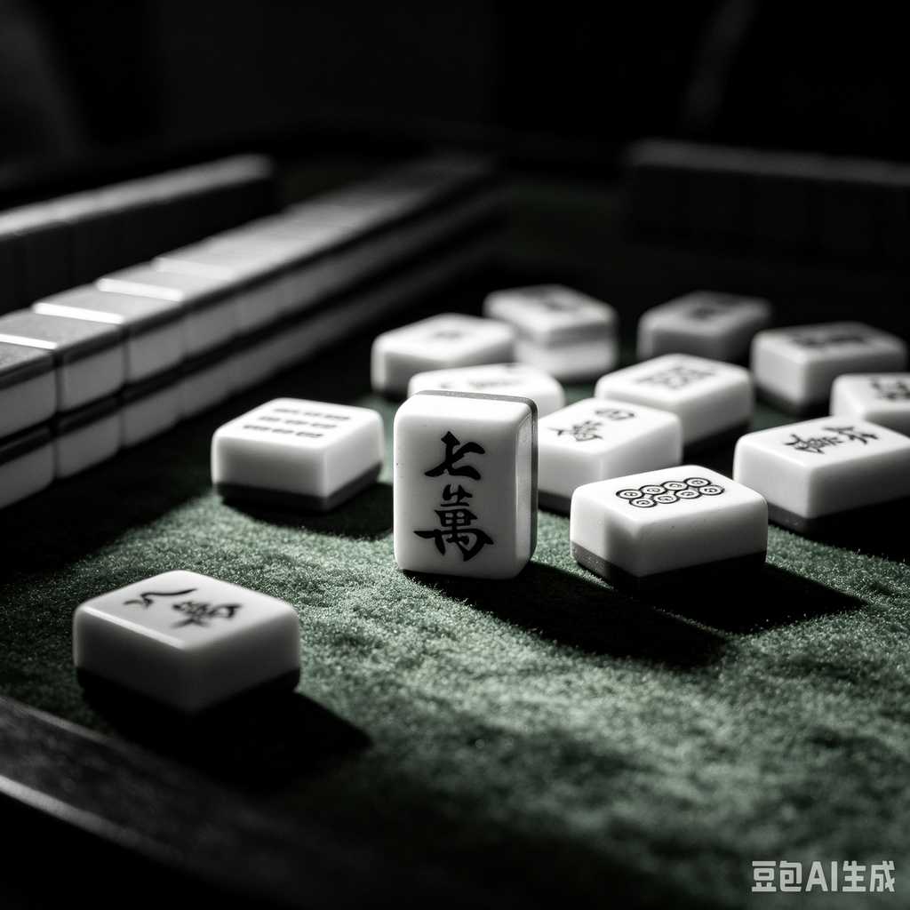 green transparent mahjong tiles